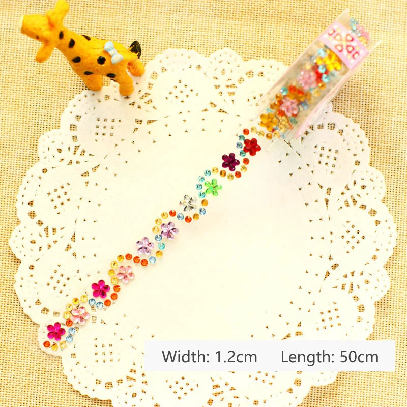 3D Sparkling Gem Sticker Roll