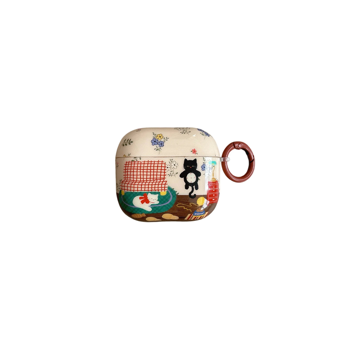 Cozy Cat AirPods Charger Case Cover