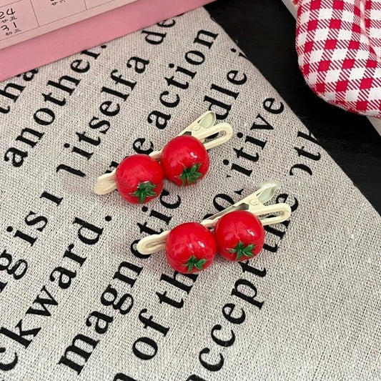 Tomato Hair Clip