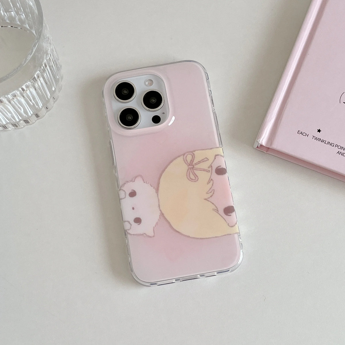 Cat and Girl iPhone Case