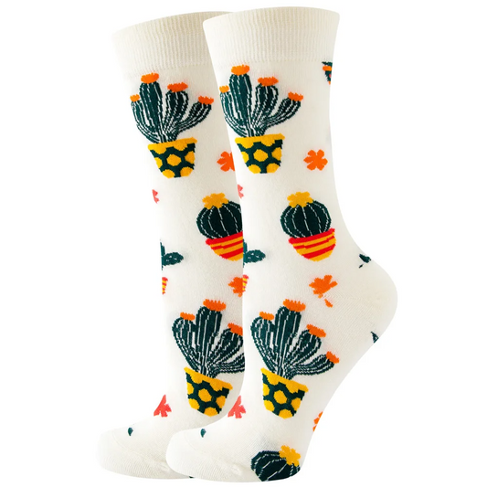 Potted Cactus Ankle Socks