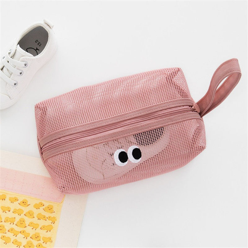 Peeking Zipper Pouch (4 Colours)