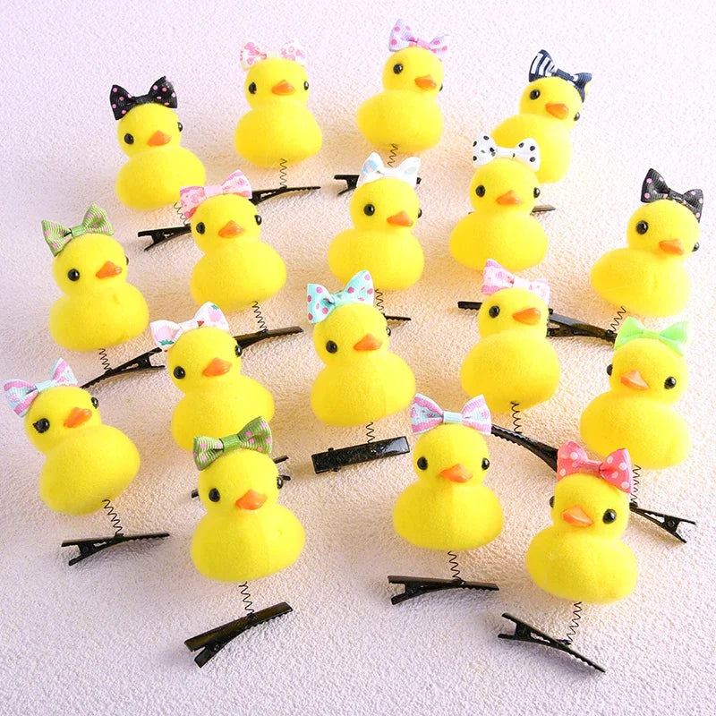 Rubber Ducky Mini Hairclip Set