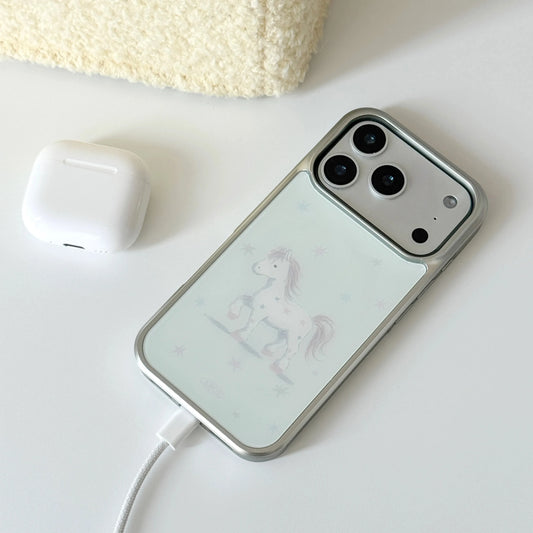 Minty Starry Pony iPhone Case - Ice Cream Cake
