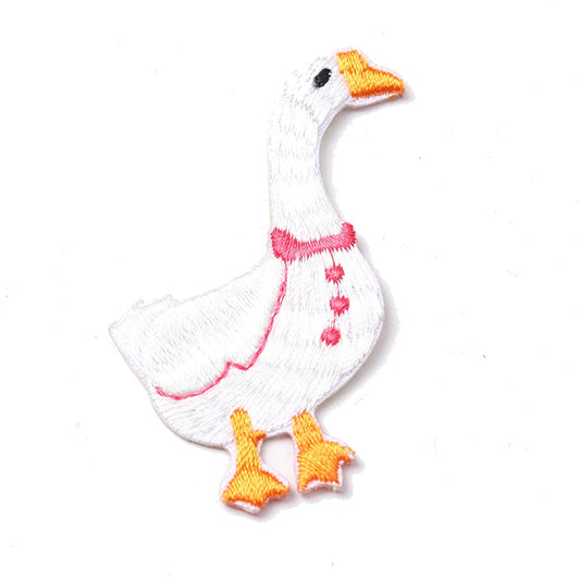 Cutie Goose Embroidered Iron-On Patch