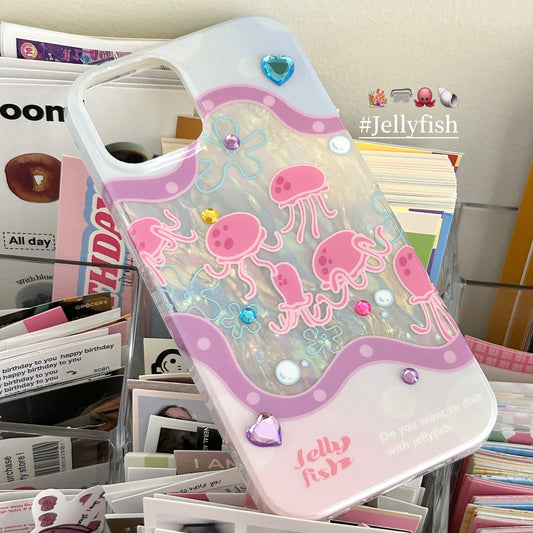 Pearlescent Jellyfish iPhone Case