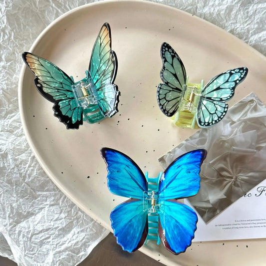 Acrylic Glossy Butterfly Hair Claw