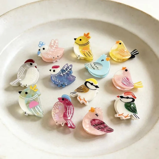 Mini Bird Hair Claws - Ice Cream Cake