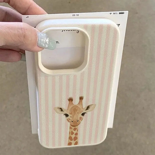 Stripey Animal iPhone Case - Ice Cream Cake