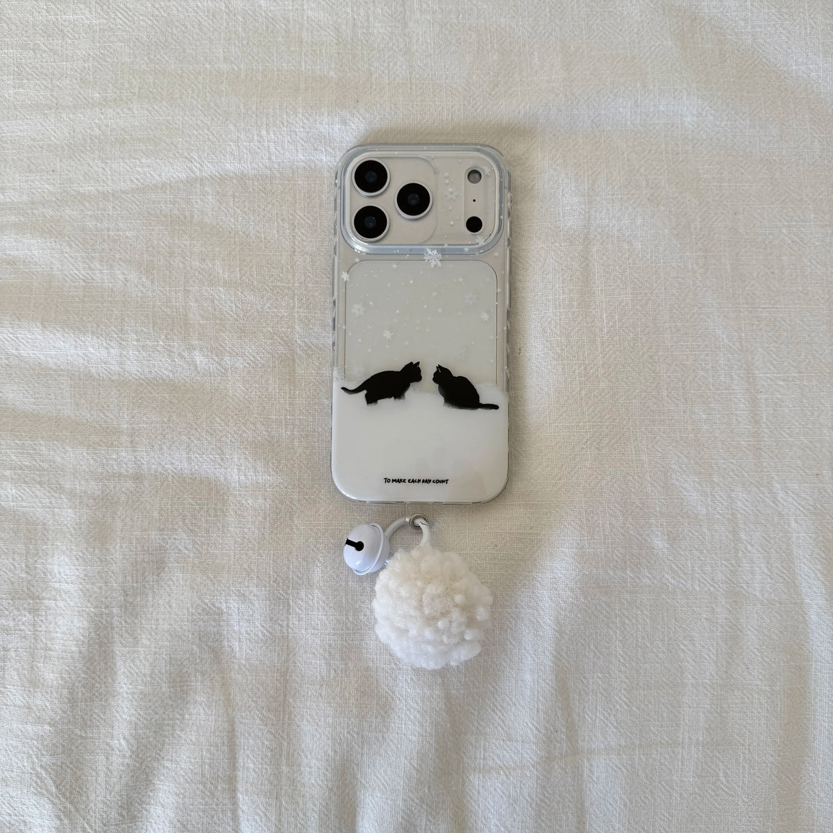 Snowy Winter Cats iPhone Case