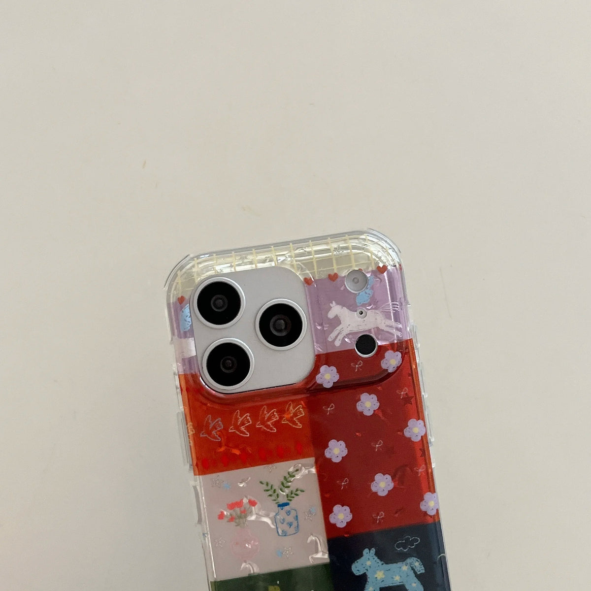 Patchwork Doodles iPhone Case