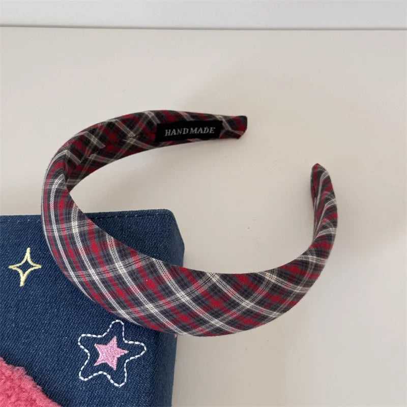 Private School Check Headband