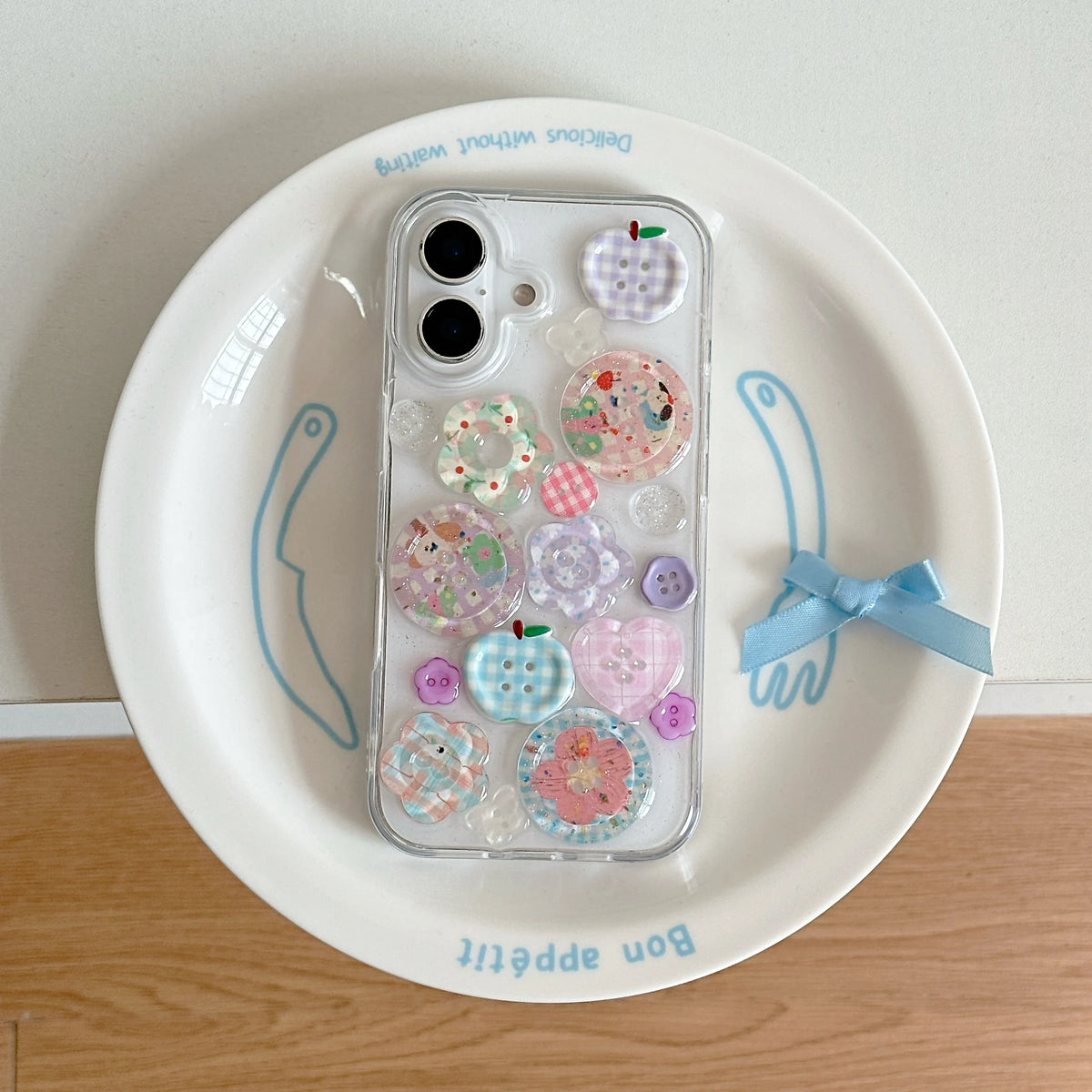 3D Haberdashery Buttons iPhone Caser