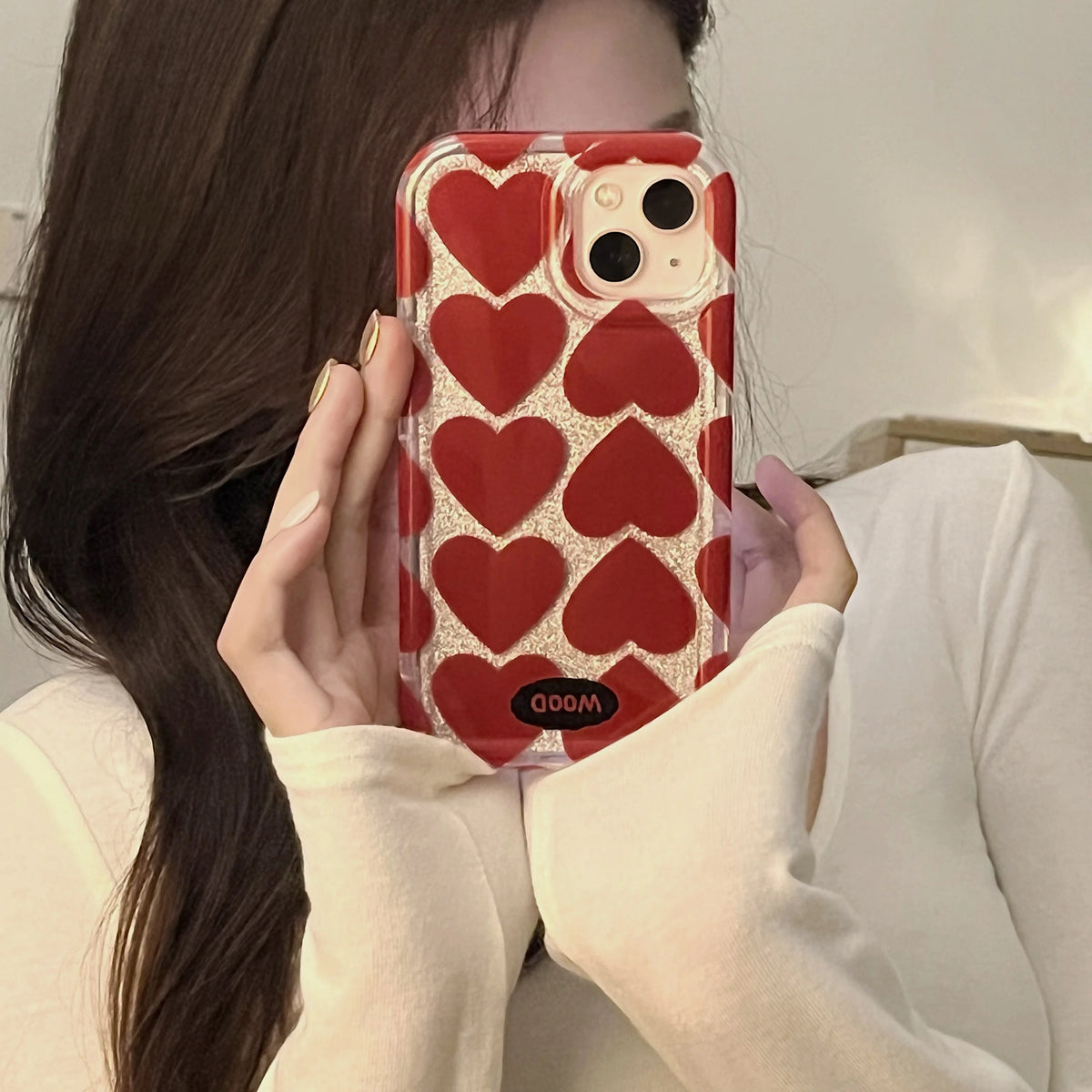 Heart Pattern iPhone Case