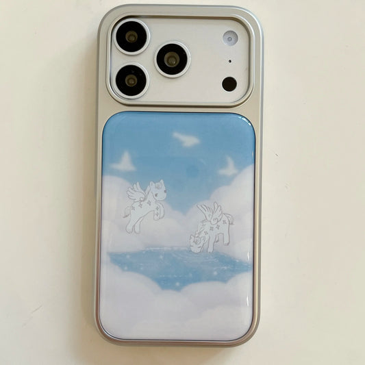 Cloudy Pegasus iPhone Case