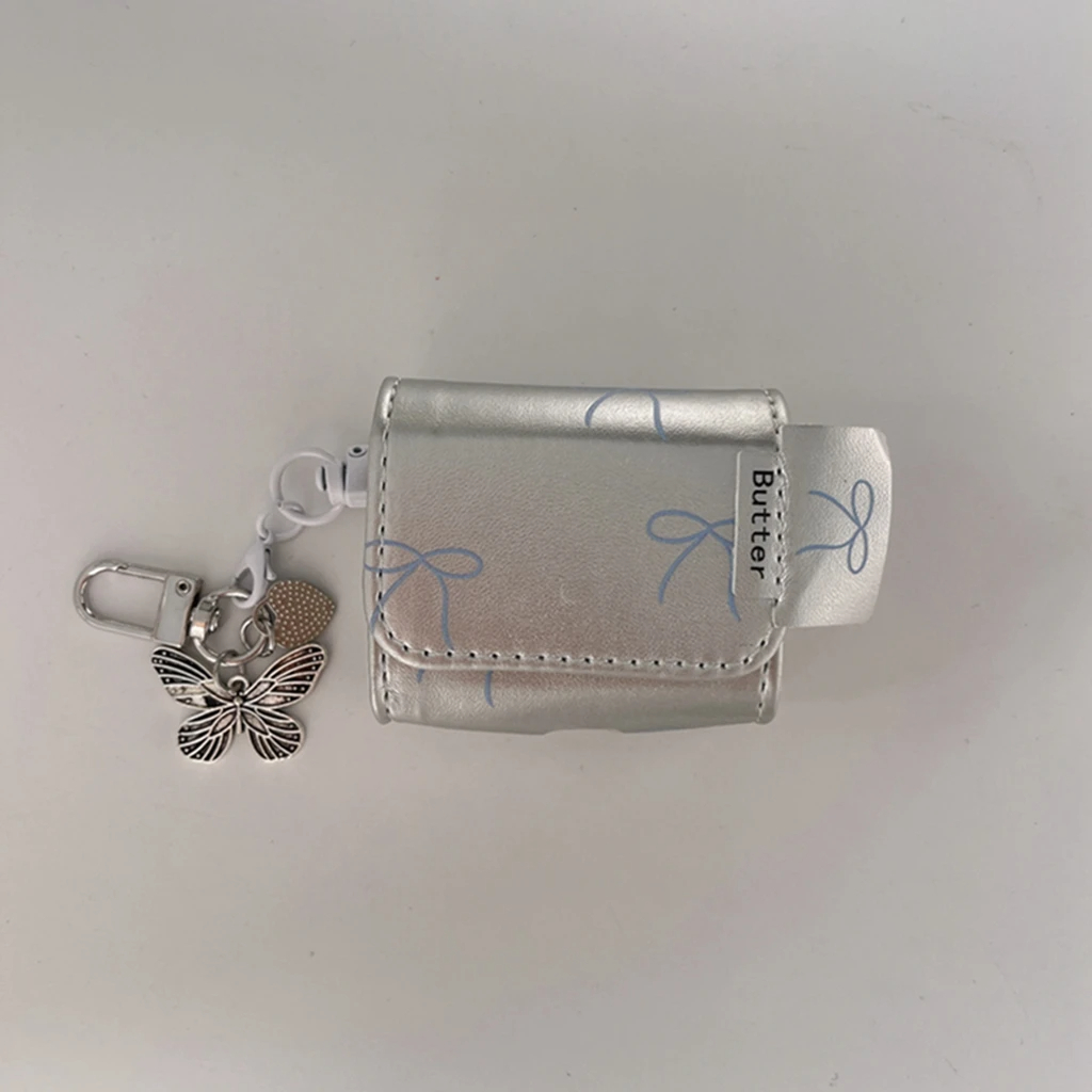 Silver Coquette Snap AirPods Charger Case Cover (5 Designs)