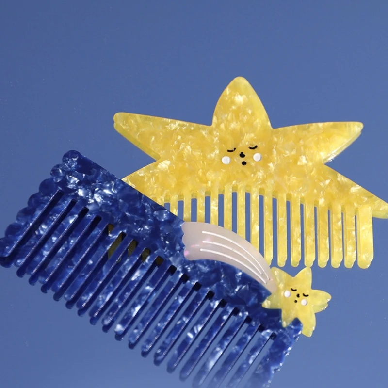 Starry Night Acrylic Hair Comb (2 Designs)