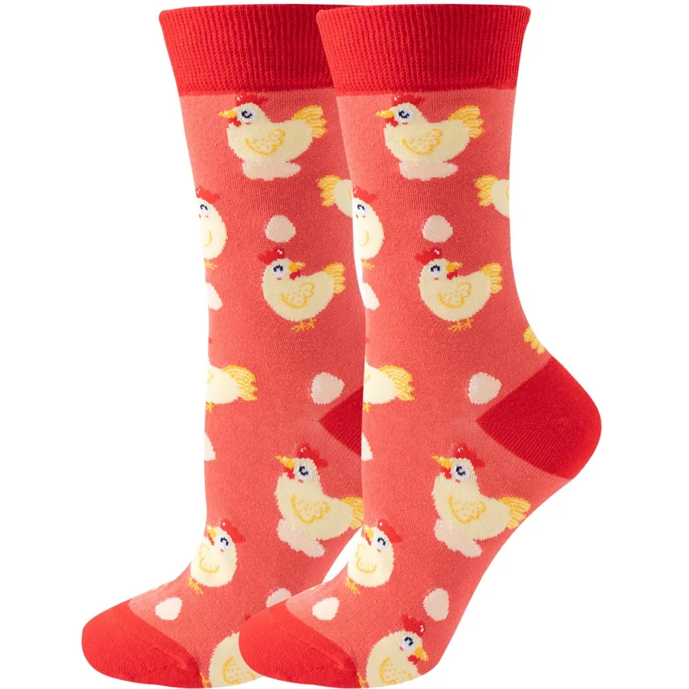 Chicken Crew Socks