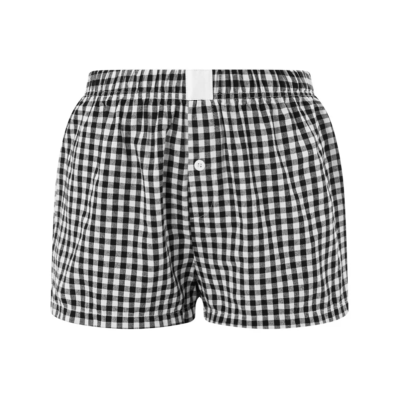 Gingham Boxer Style Shorts (5 Colours)