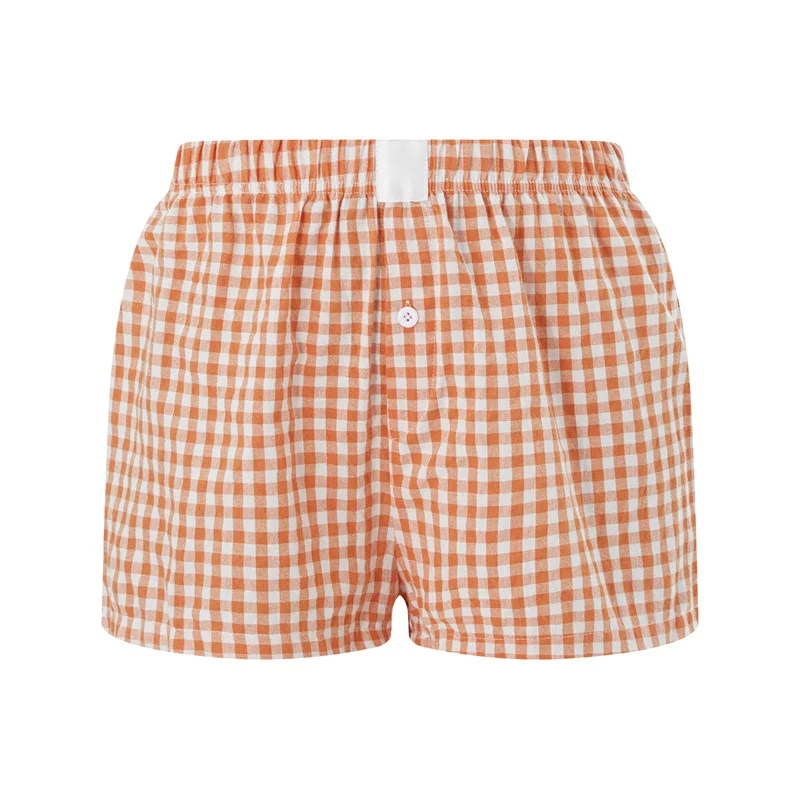 Gingham Boxer Style Shorts (5 Colours)
