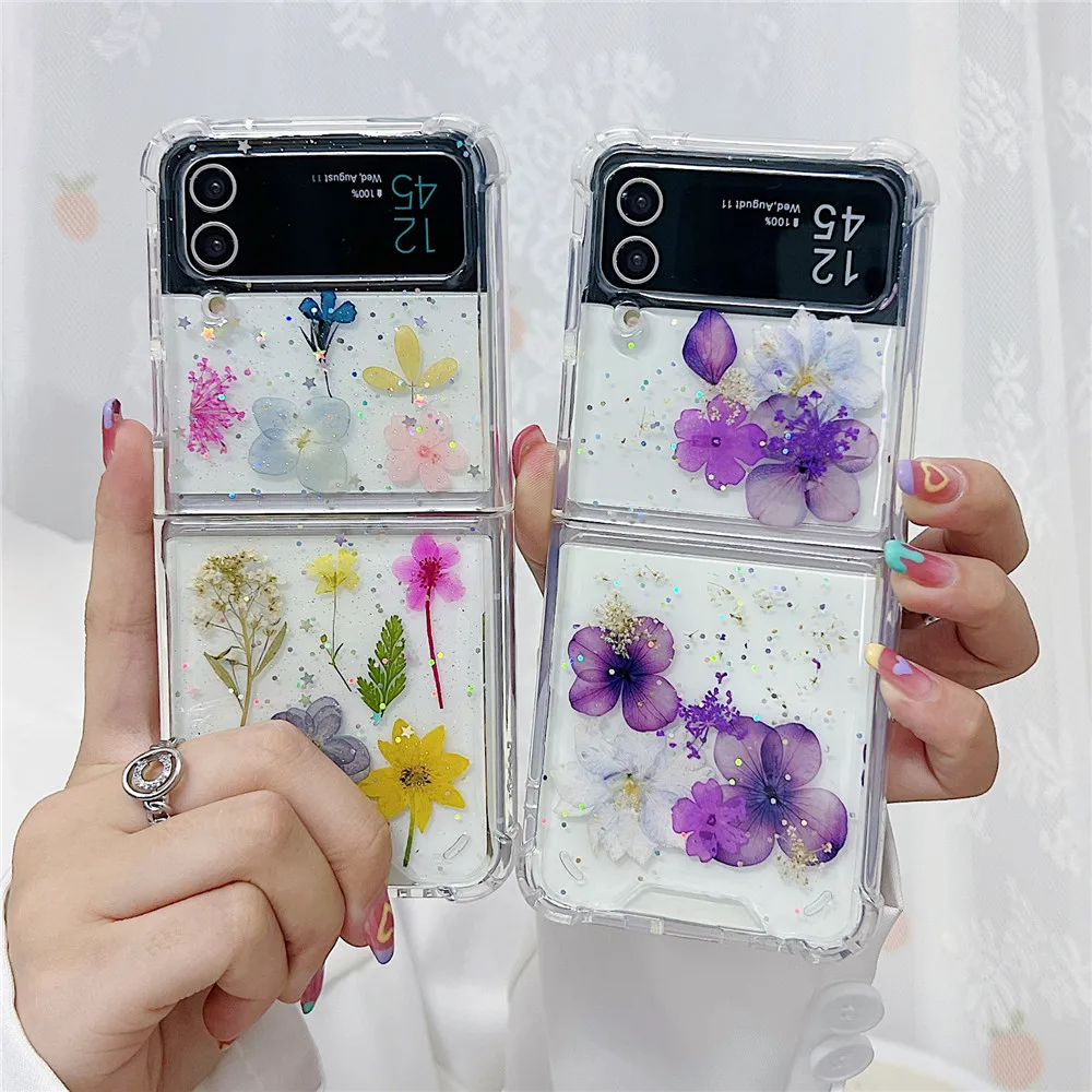 Dried Flowers Galaxy Z Flip Phone Case (4 Designs)