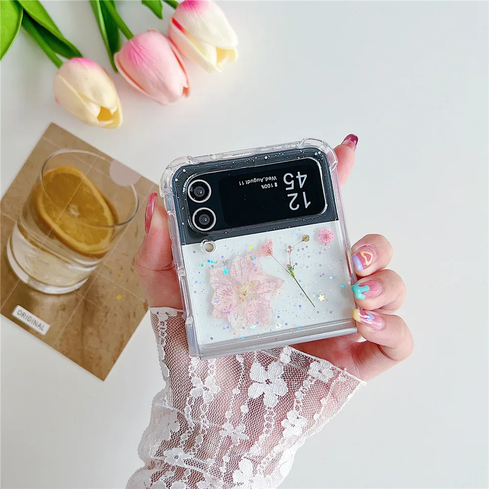 Dried Flowers Galaxy Z Flip Phone Case (4 Designs)