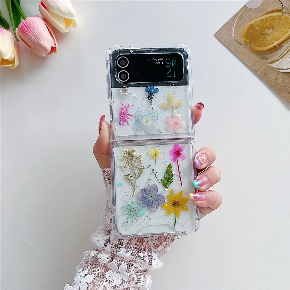 Dried Flowers Galaxy Z Flip Phone Case (4 Designs)