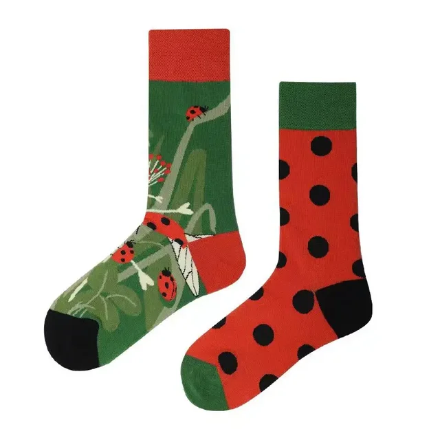Ladybird Mismatched Crew Socks - Ice Cream Cake