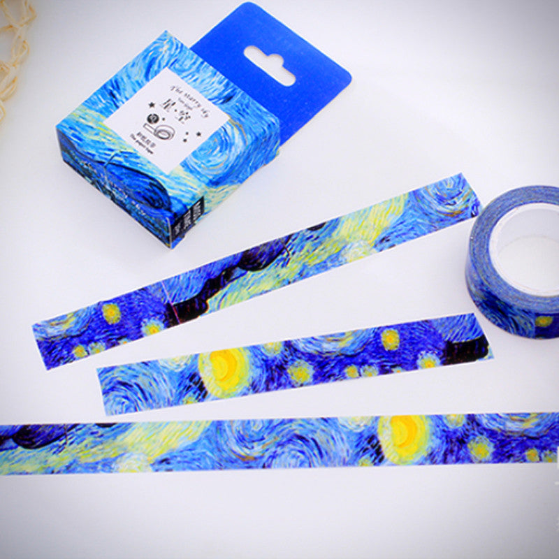 Van Gogh Starry Night Masking Tape - Ice Cream Cake