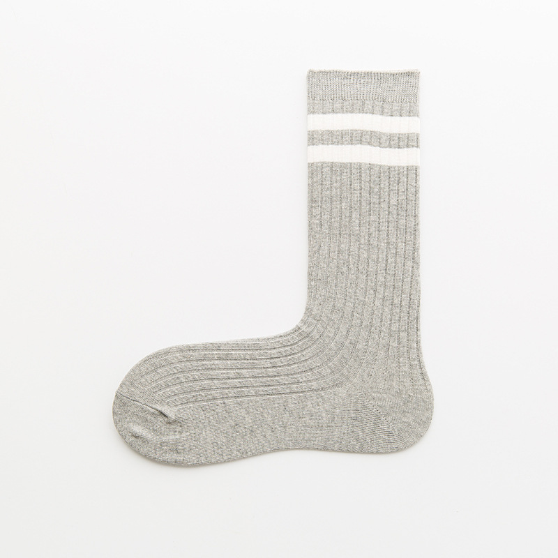 Multicolour Vintage Style Stripe Socks (12 Colours) - Ice Cream Cake