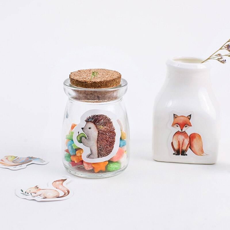 Forest Animal Sticker Set (45 Stickers)