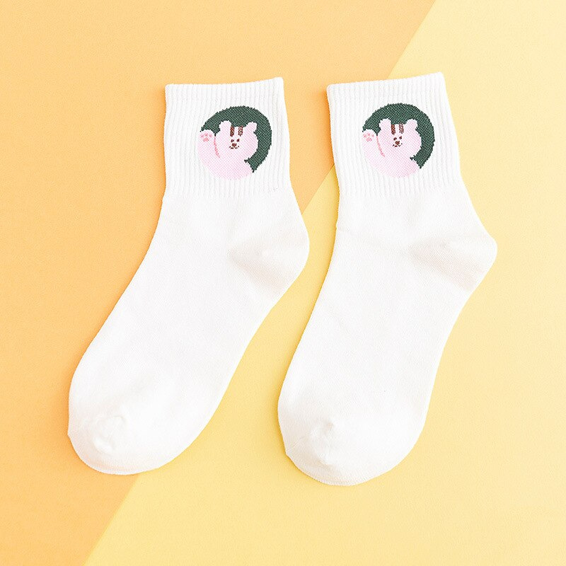 Waving Animals Crew Socks (8 Designs)