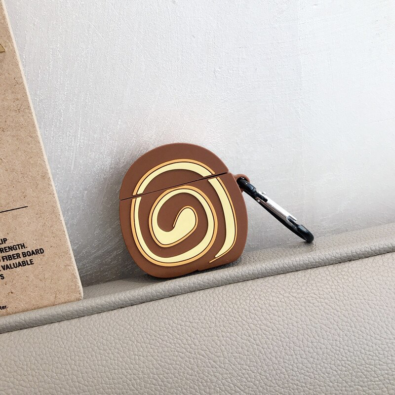 Chiffon Roll Cake Airpod Case Cover (2 Colours) - Ice Cream Cake