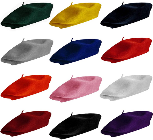 Beret Hat (12 Colours)