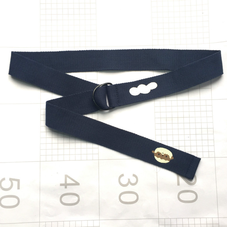 Pop Illustration Woven Ring Belt (4 Designs) - Ice Cream Cake