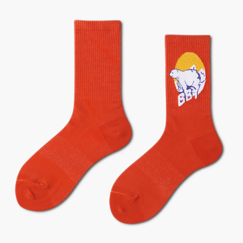 Polar Bear Socks - Ice Cream Cake