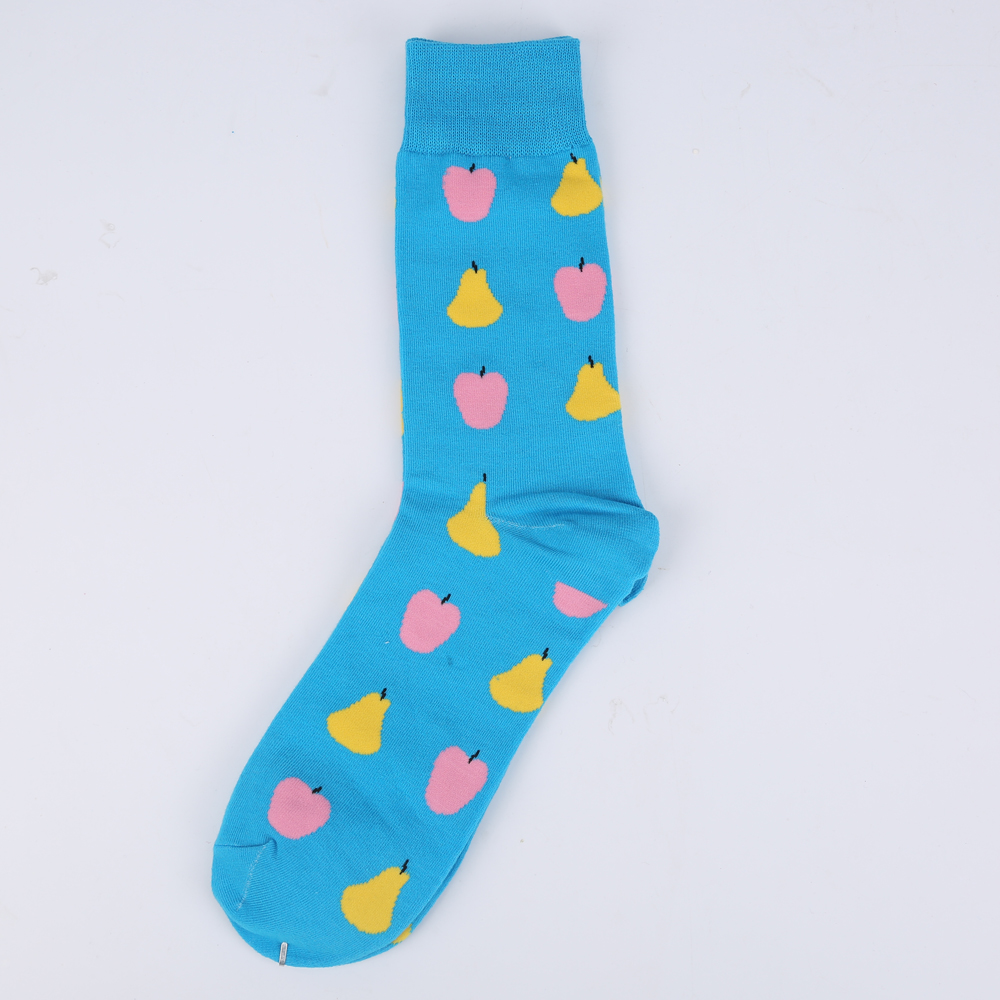 Blue Pears and Apples Socks - Ice Cream Cake