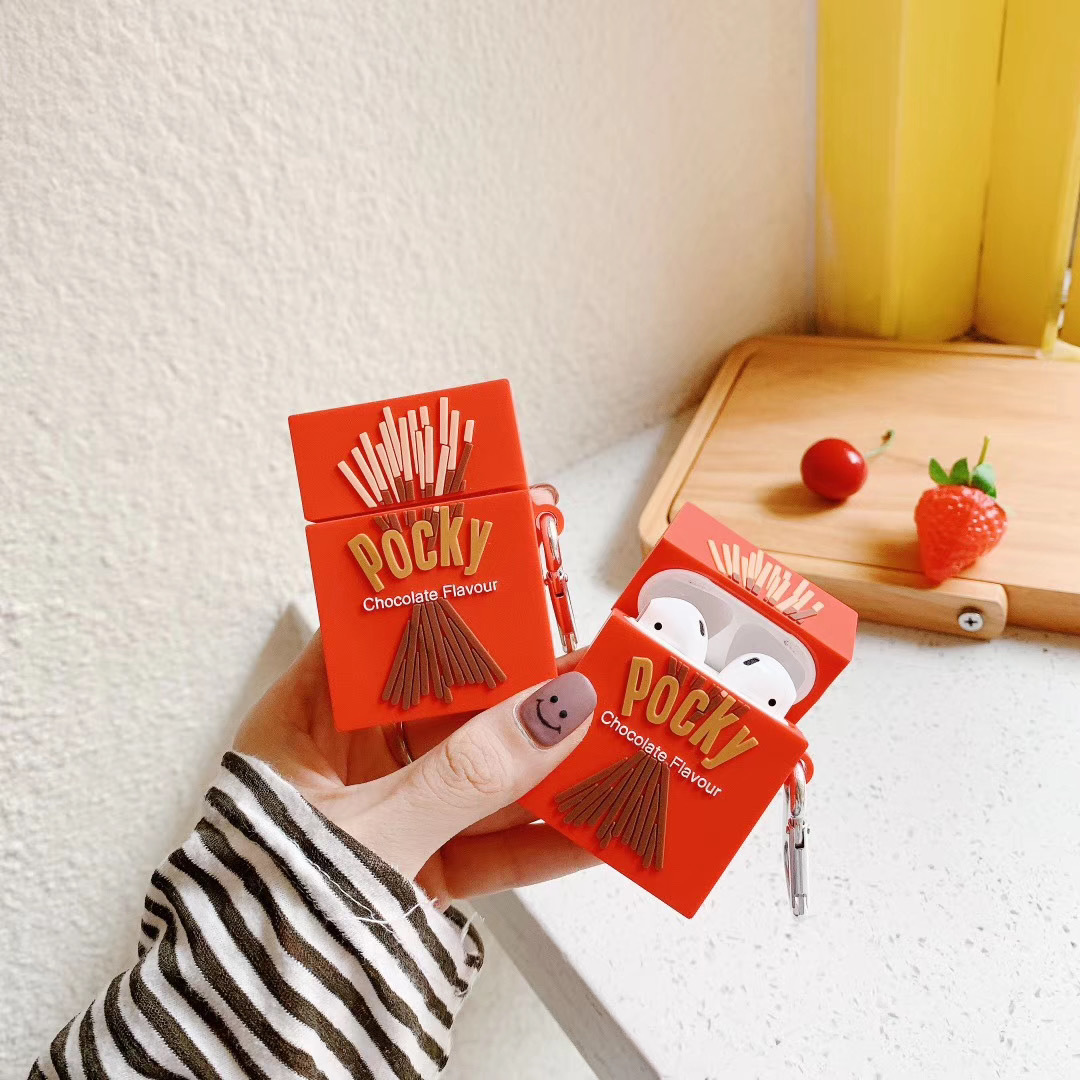 Chocolate Pocky Airpod Case Cover – Ice Cream Cake