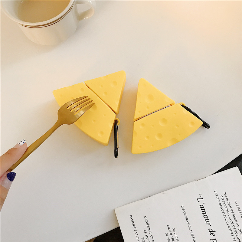 Slice of Cheese Airpod Case Cover - Ice Cream Cake