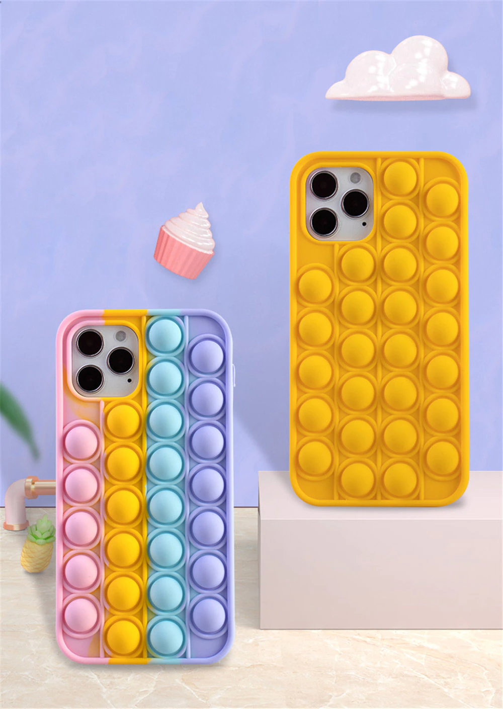 Bubble Wrap Fidget Texture iPhone Case