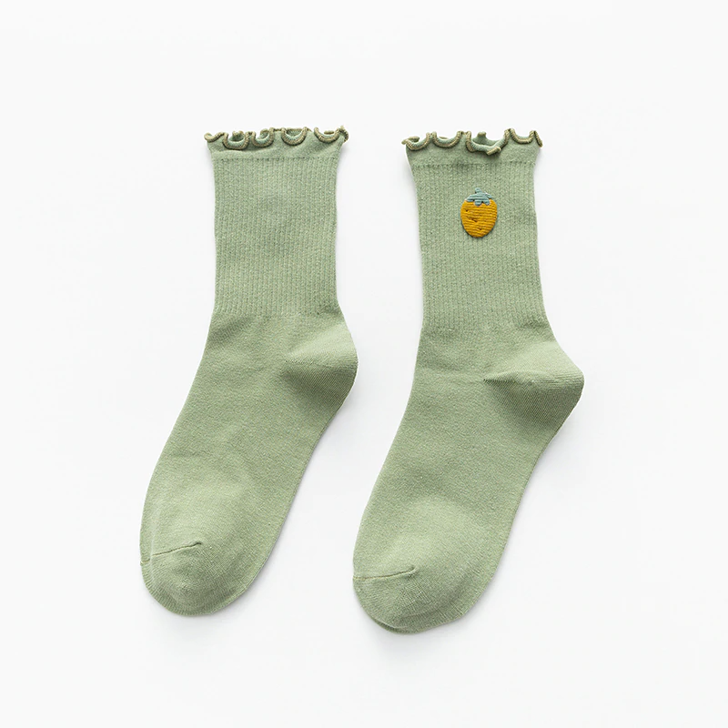 Strawberry Icon Crew Socks (7 Colours)