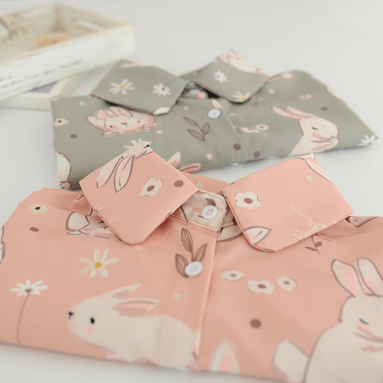 Bunny Print Blouse (2 Colours)