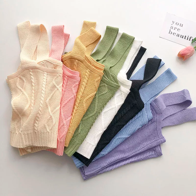 Cable Knit Tank Top (7 Colours)