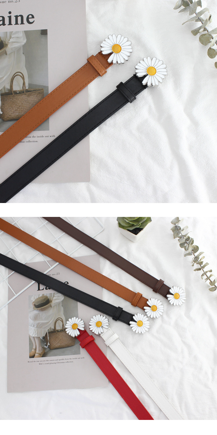 Daisy Buckle Belt (5 Colours)