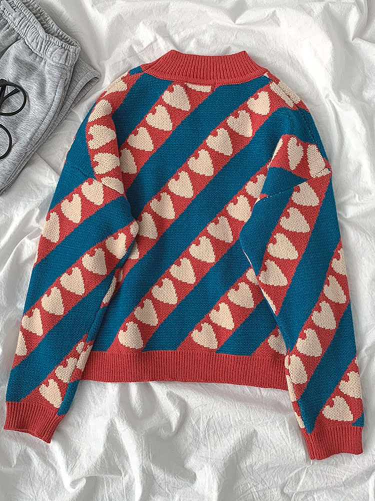 Heart Pattern Jumper