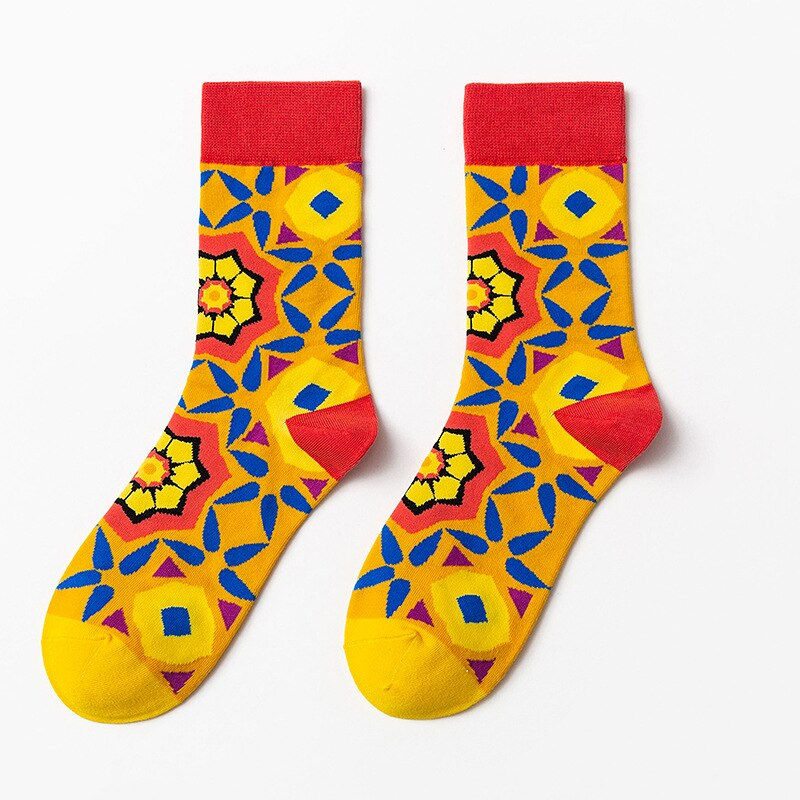 Kaleidoscope Crew Socks (5 Colours)