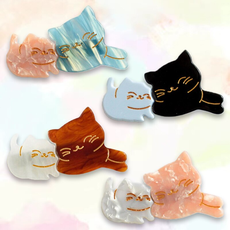 Cat Friends Hair Clip (4 Colours)