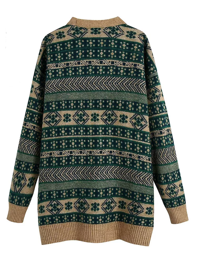 Courtyard Garden Patchwork Cardigan