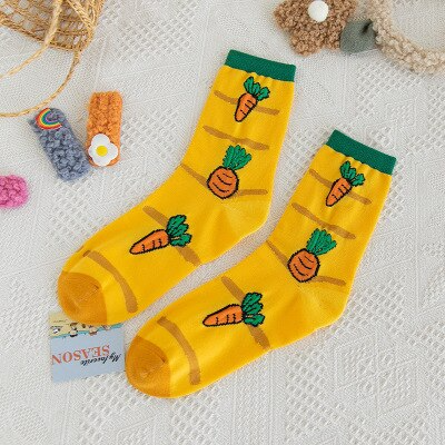 Vegetable Crew Socks (5 Designs)