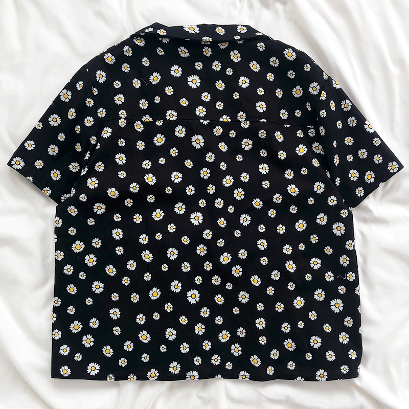 Daisy Print Blouse - Ice Cream Cake